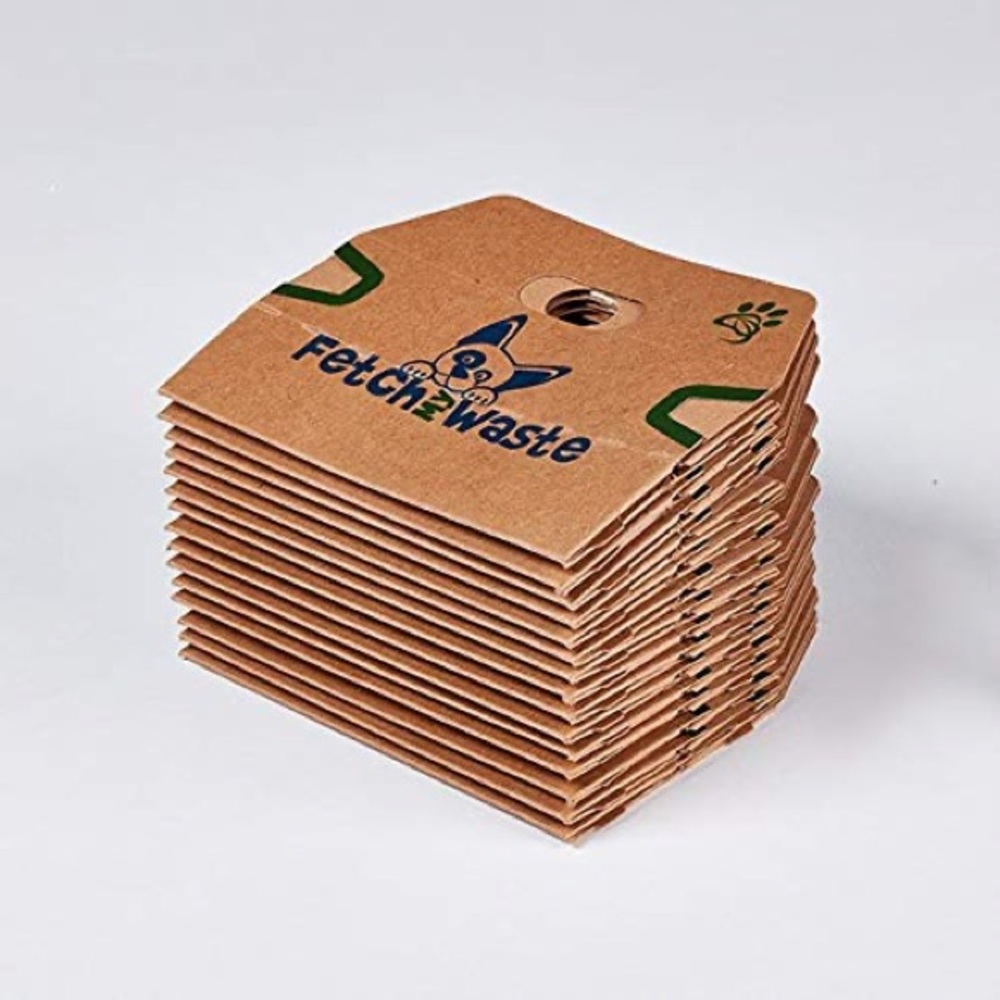 Fetch My Waste, 15 Count, Compostable Regular Poop Bag Alternative